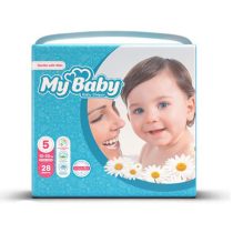 پوشک مای بیبی Chamomile سایز 5 بسته 28 عددی