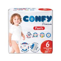 پوشک شورتی کانفی سایز 6 بسته 20 عددی
