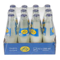دوغ آبعلی شیشه ای 250 میلی لیتر باکس 12 عددی