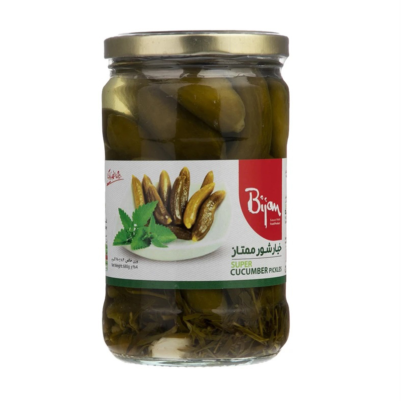 خیارشور ممتاز بیژن 660 گرمی