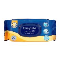 دستمال مرطوب ایزی لایف بابونه 70 عددی