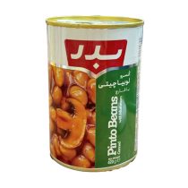 کنسرو لوبیا چیتی با قارچ بدر