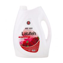 مایع دستشویی صدفی لطیفه با رایحه گل رز 3700 گرم