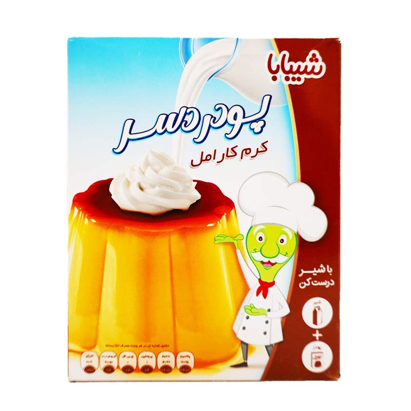 پودر دسر کرم کارامل شیبابا 70 گرم