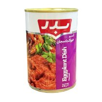 کنسرو خوراک بادمجان بدر 410 گرم