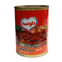 کنسرو سس ماکارونی با سویا و قارچ دلوسه 380 گرم