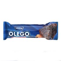 کیک کاکائویی سه لایه با مغزی کرم کاکائو OLEGO سیرنگ 55 گرم