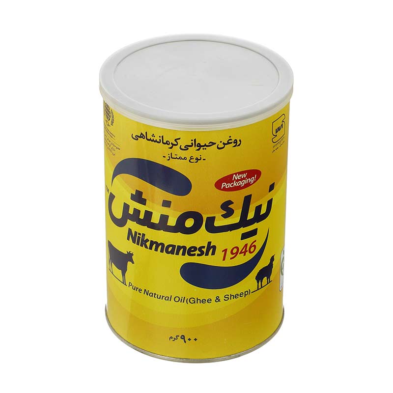 روغن حیوانی کرمانشاهی مخلوط گاوی گوسفندی (ممتاز) نیک منش 900 گرم