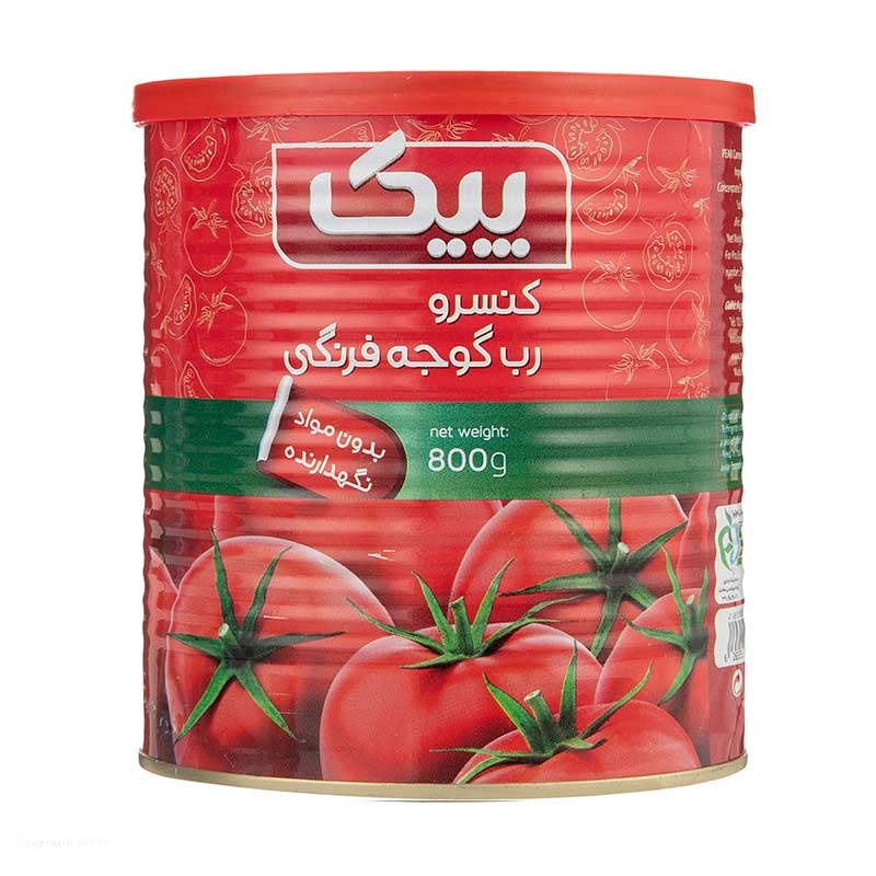 رب گوجه فرنگی پیک 800 گرم