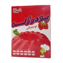 پودر ژله توت فرنگی شیبابا 100 گرم