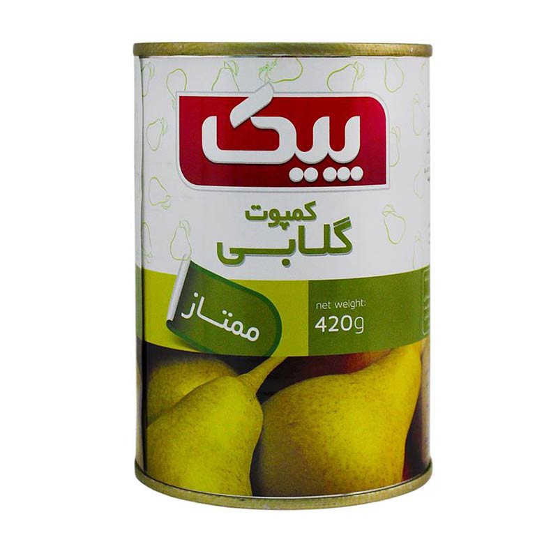 کمپوت گلابی ممتاز پیک 420 گرم
