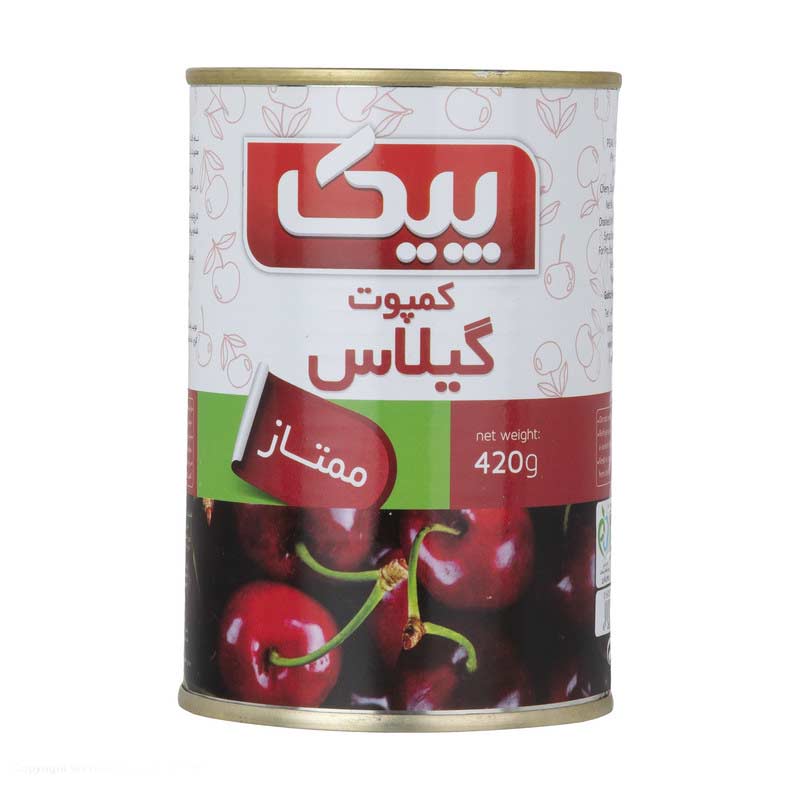 کمپوت گیلاس ممتاز پیک 420 گرم