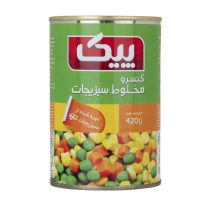 کنسرو مخلوط سبزیجات پیک 420 گرم